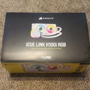 Corsair iCUE LINK H100i RGB with Colorful Lighting